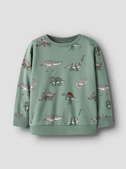 Sweattröja Dinosaurier Nenean Grön
