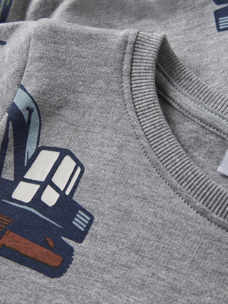 Sweattröja Grävmaskiner Nenean Grå