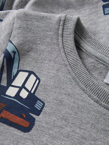 Sweattröja Grävmaskiner Nenean Grå