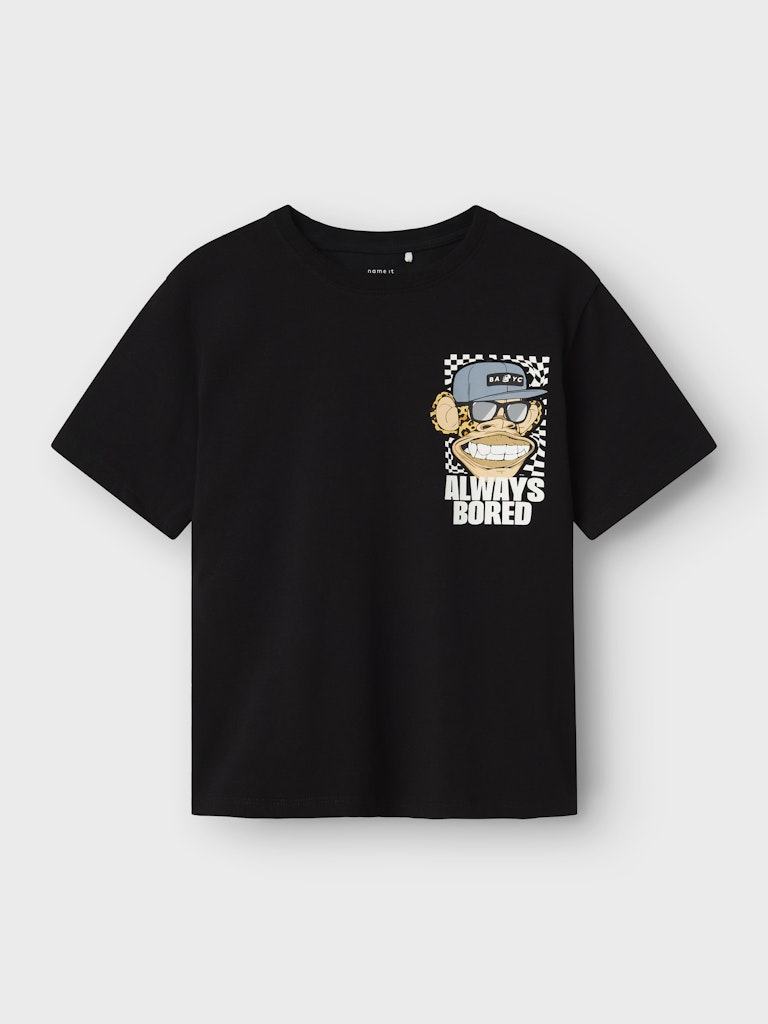 Kortärmad T-shirt Bored Ape Jase Svart