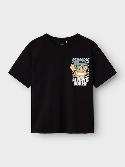 Kortärmad T-shirt Bored Ape Jase Svart