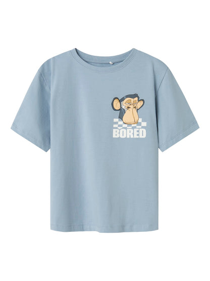 Kortärmad T-shirt Bored Ape Jase Blå