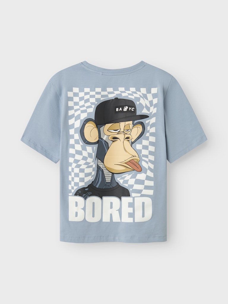 Kortärmad T-shirt Bored Ape Jase Blå