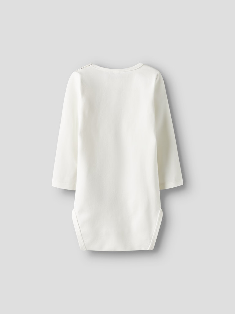 Långärmad Body Djur Lamb Vit