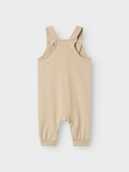 Hängselbyxa Loop Enfärgad Beige