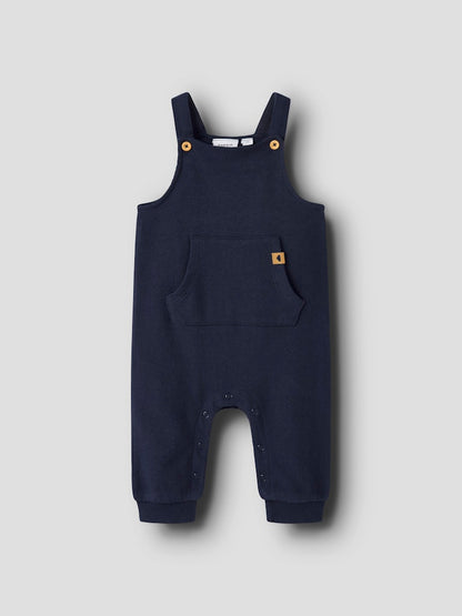 Hängselbyxa Loop Enfärgad Blå