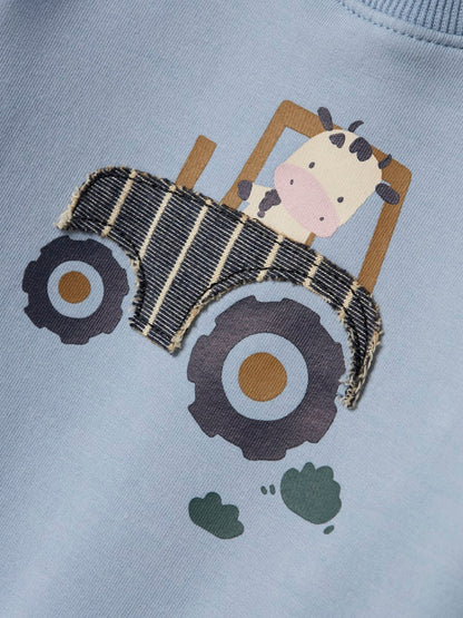 Sweattröja Traktor Limbs Blå