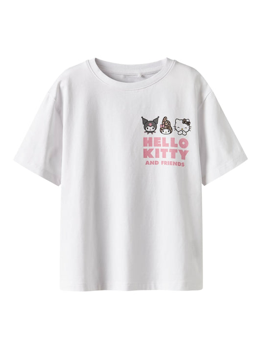 Topp Hello Kitty Kortärmad Jixara Vit