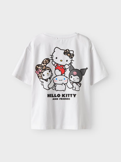 Topp Hello Kitty Kortärmad Jixara Vit