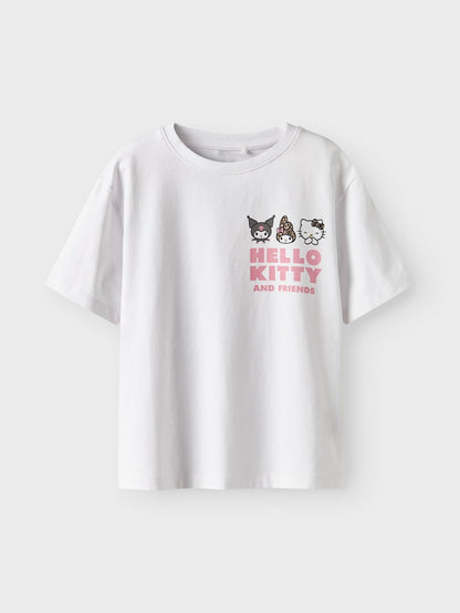 Topp Hello Kitty Kortärmad Jixara Vit