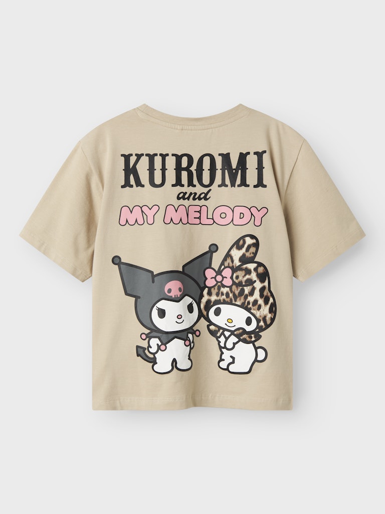 Topp Kuromi Hello Kitty Kortärmad Jixara Beige