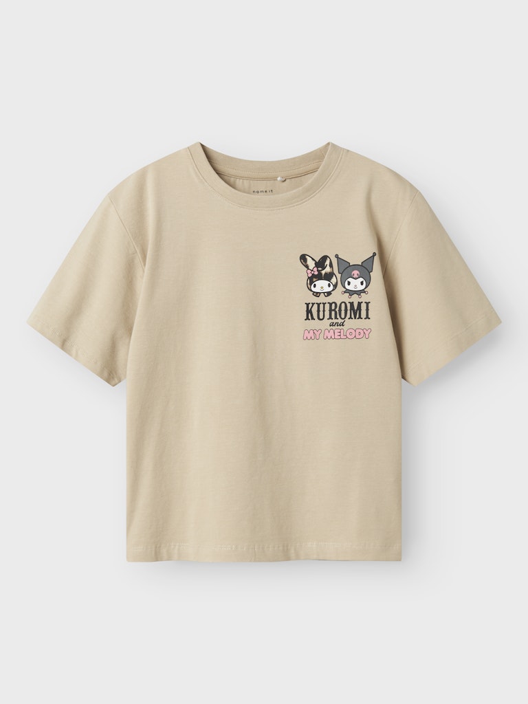 Topp Kuromi Hello Kitty Kortärmad Jixara Beige