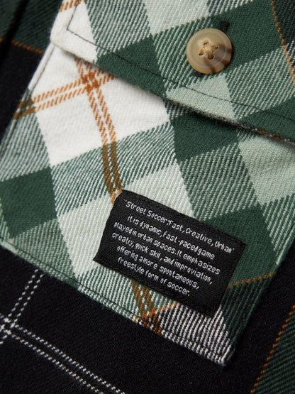 Overshirt Norris Flanell Rutig Grön