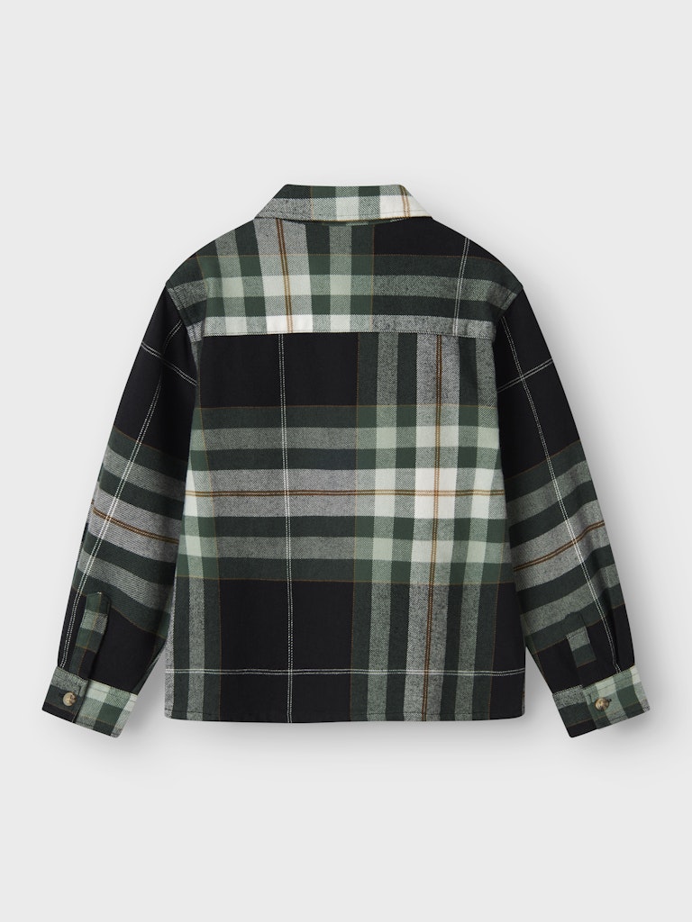 Overshirt Norris Flanell Rutig Grön