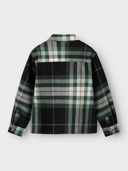 Overshirt Norris Flanell Rutig Grön