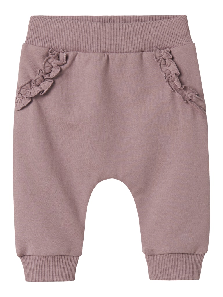 Sweatbyxa Nilda Enfärgad Rosa