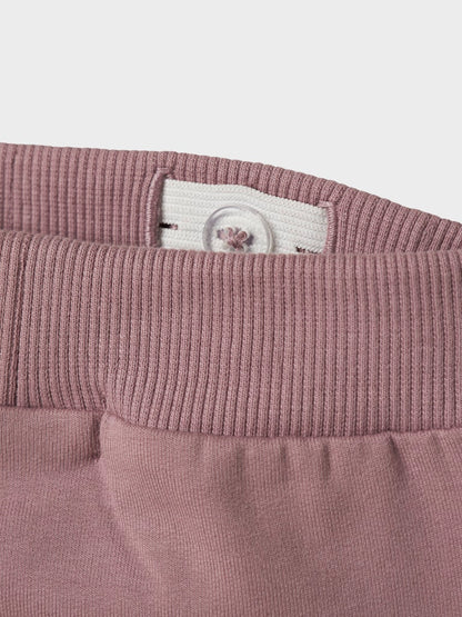 Sweatbyxa Nilda Enfärgad Rosa