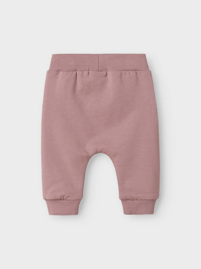 Sweatbyxa Nilda Enfärgad Rosa