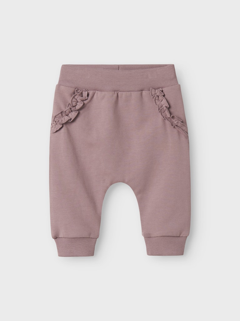 Sweatbyxa Nilda Enfärgad Rosa