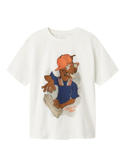 T-shirt Nova Hund Vit