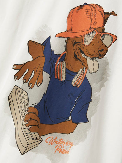 T-shirt Nova Hund Vit