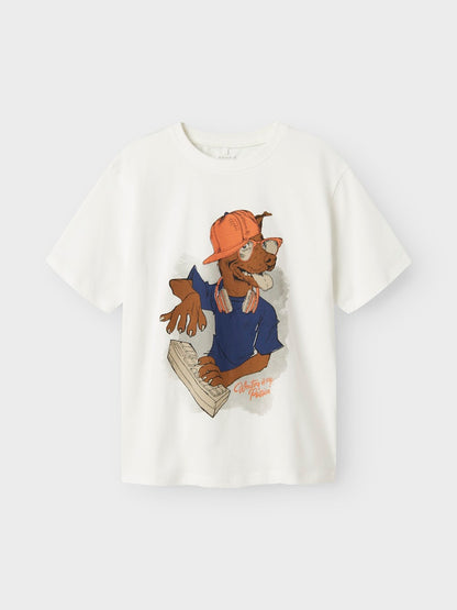 T-shirt Nova Hund Vit