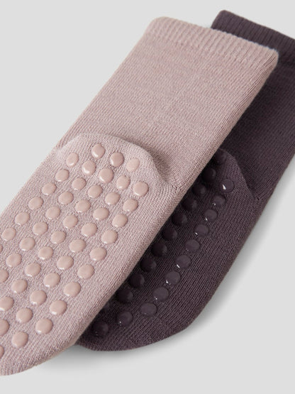 Halkstrumpor Merinoull Wak Tunna 2-Pack Rosa/Lila