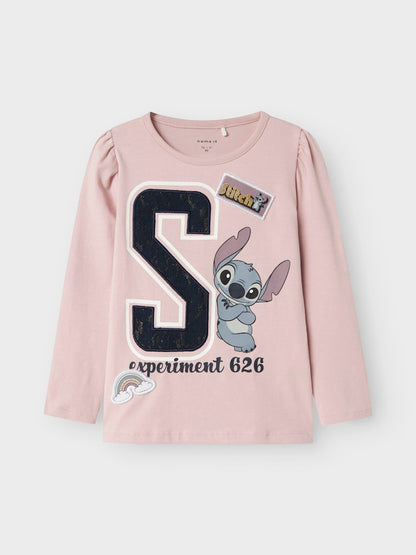 Topp Stitch Långärmad Arna Rosa