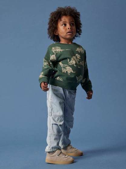 Sweattröja Dinosaurier Nilaus Grön