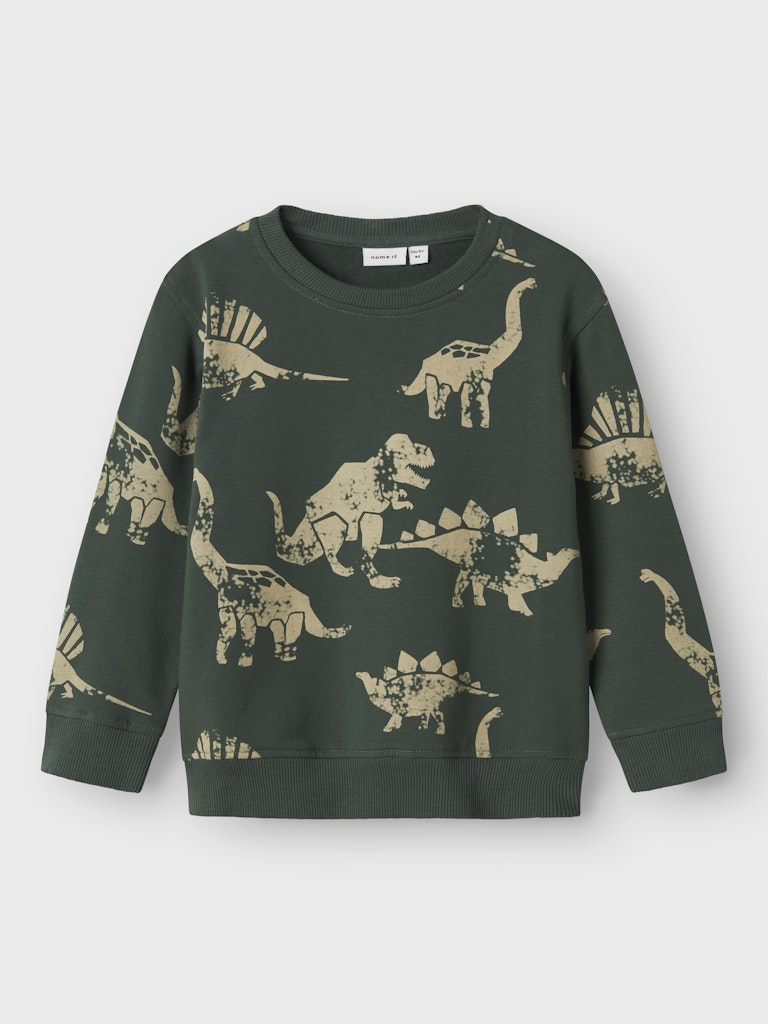 Sweattröja Dinosaurier Nilaus Grön