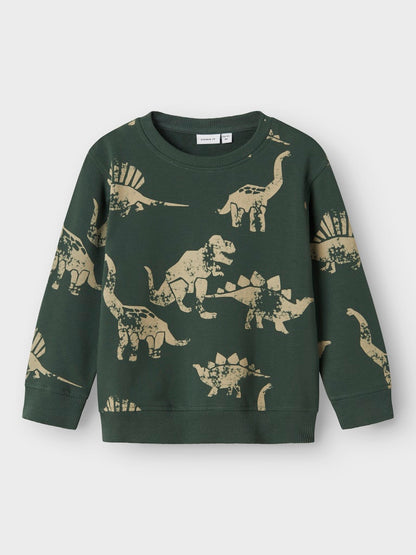 Sweattröja Dinosaurier Nilaus Grön