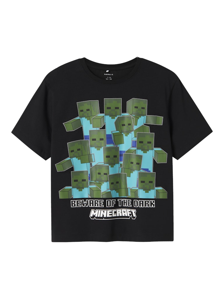 T-shirt Minecraft Sumba Kortärmad Svart