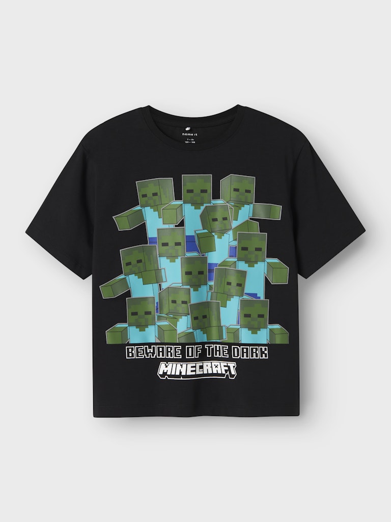 T-shirt Minecraft Sumba Kortärmad Svart