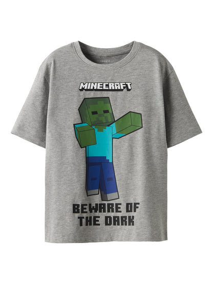 T-shirt Minecraft Sumba Kortärmad Grå