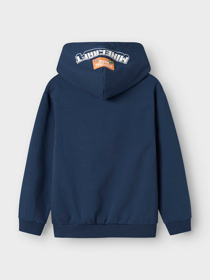 Hoodie Minecraft Saag Blå