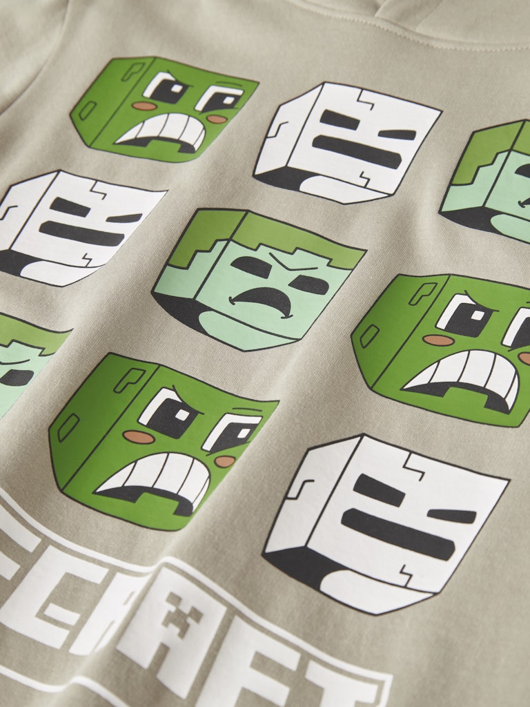 Hoodie Minecraft Saag Beige