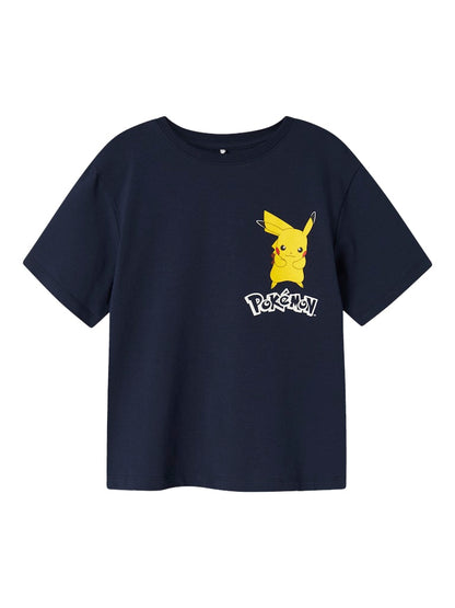 T-shirt Pokémon Stu Blå