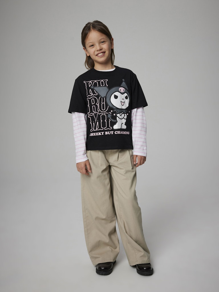 Topp Kuromi Kortärmad Akisa Svart