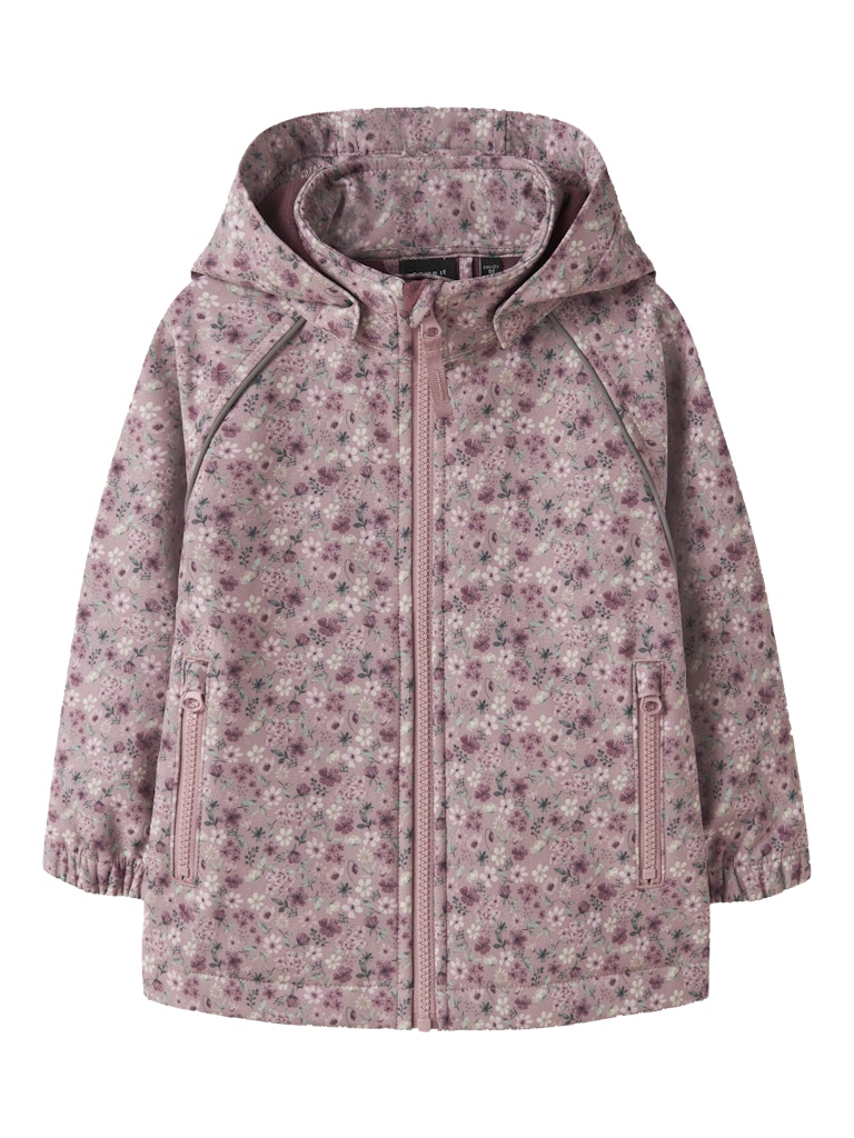 Softshell Jacka M Vattentät Alfa08 Blommor Rosa