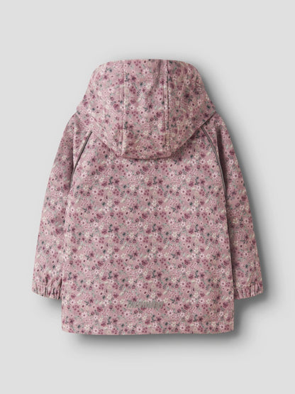 Softshell Jacka M Vattentät Alfa08 Blommor Rosa