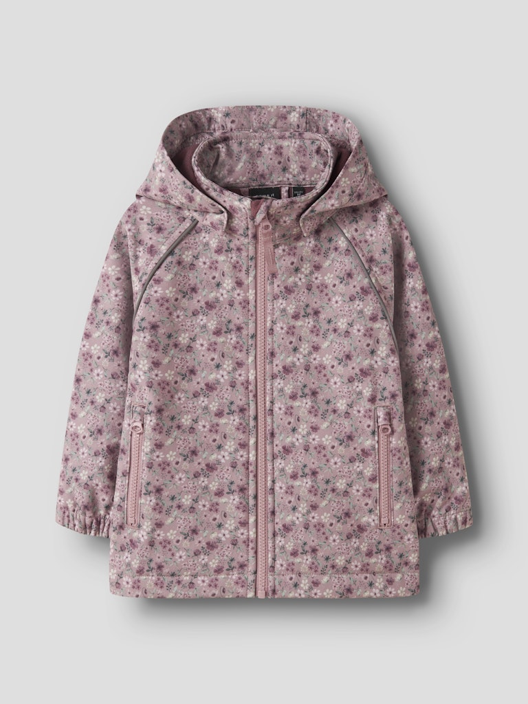 Softshell Jacka M Vattentät Alfa08 Blommor Rosa