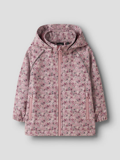 Softshell Jacka M Vattentät Alfa08 Blommor Rosa