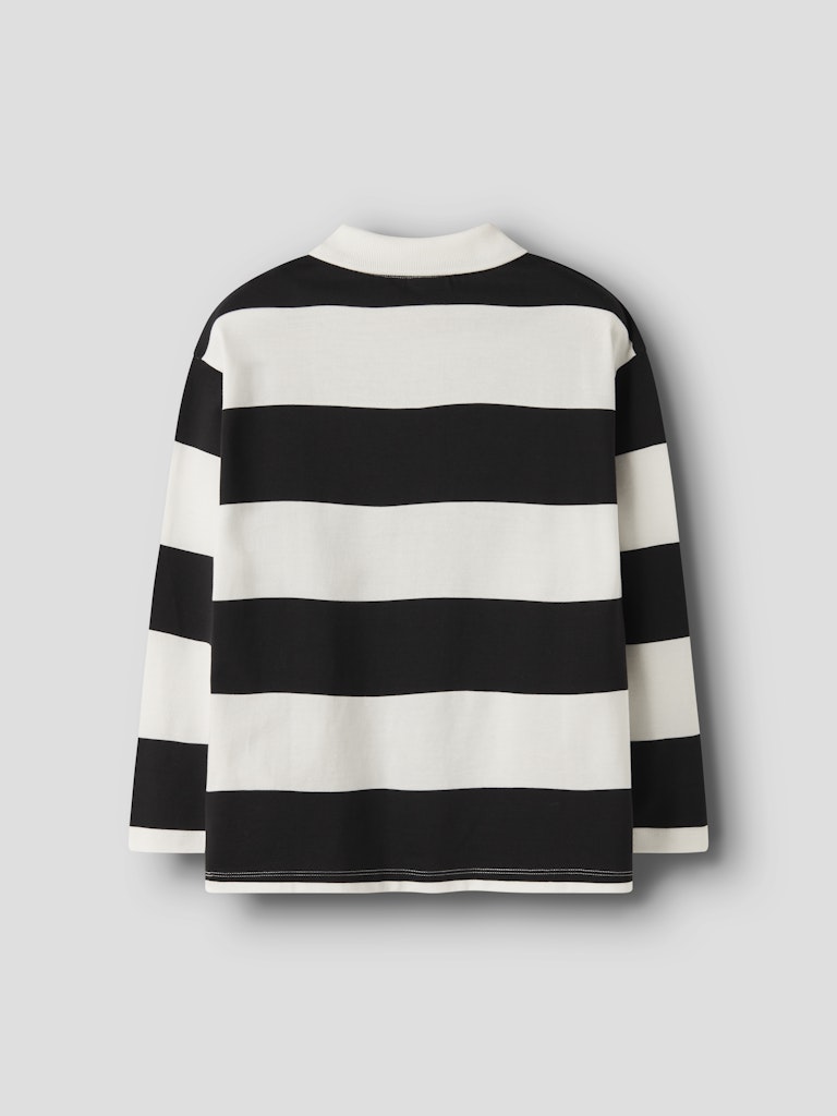 Kragtröja Nutiva Randig Vit/Svart