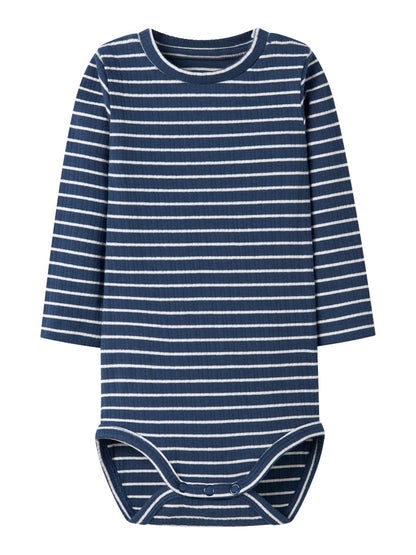 Body Oconnor Långärmad Ribbad Randig Blå