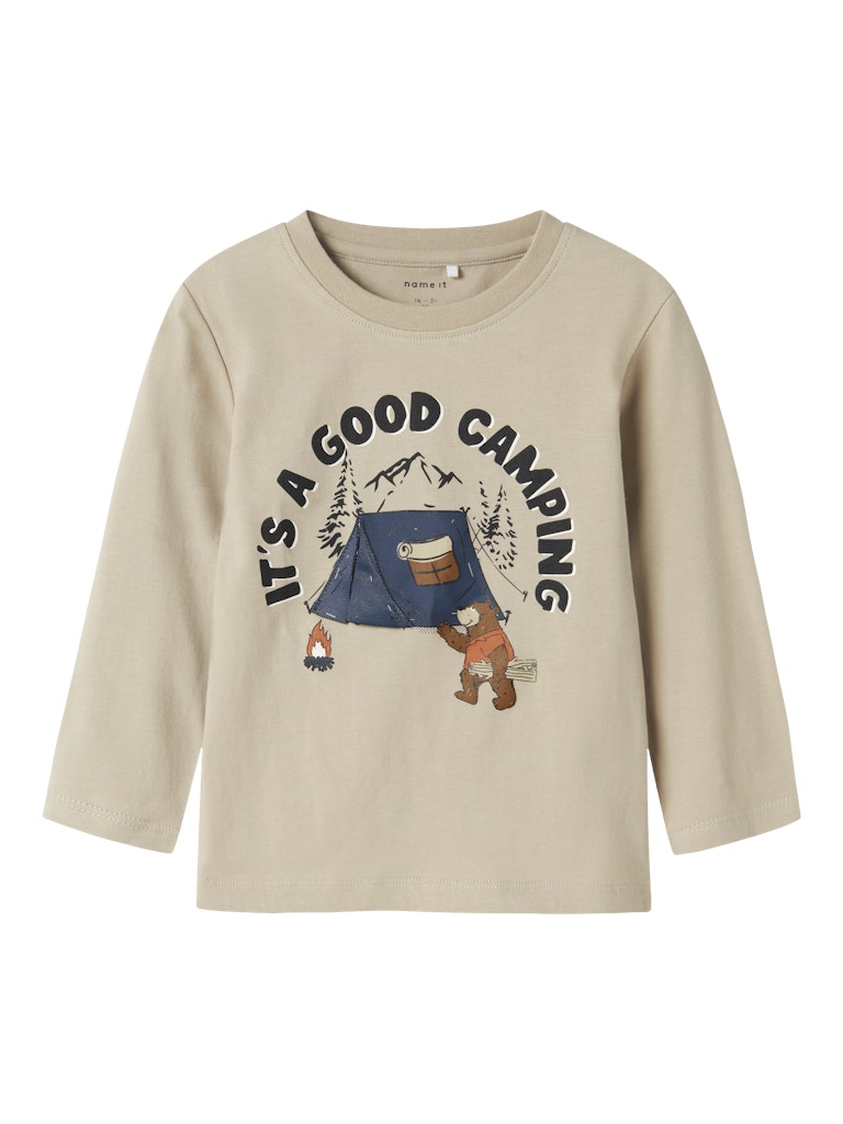 Långärmad Topp Olen Camping Beige