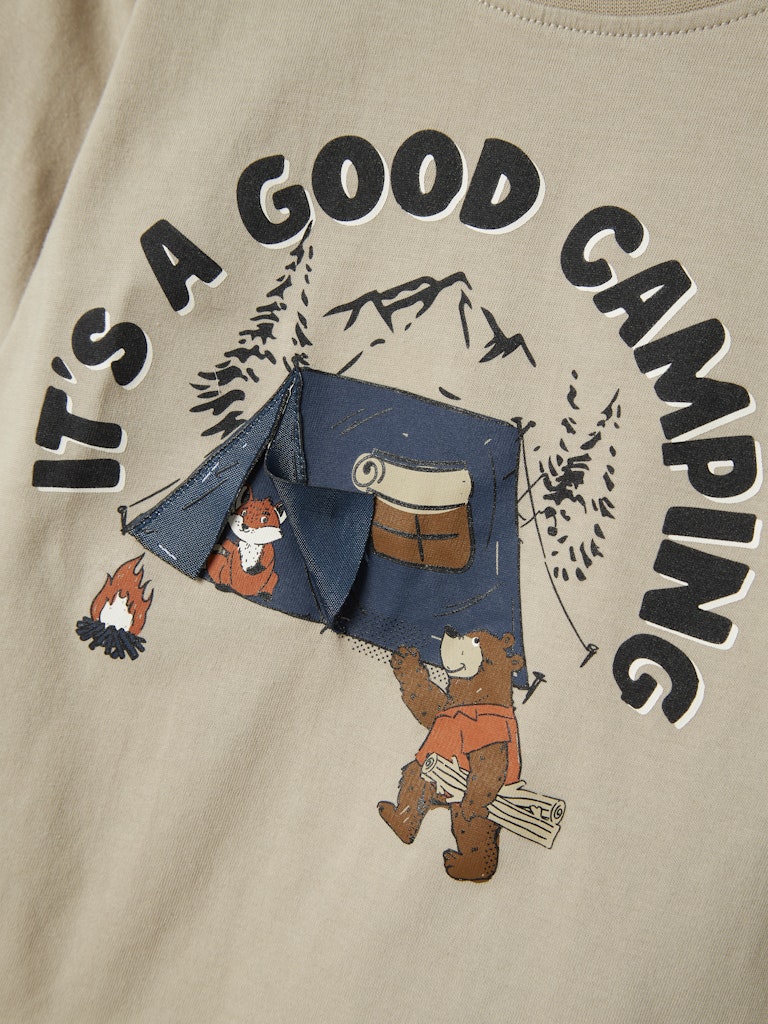 Långärmad Topp Olen Camping Beige