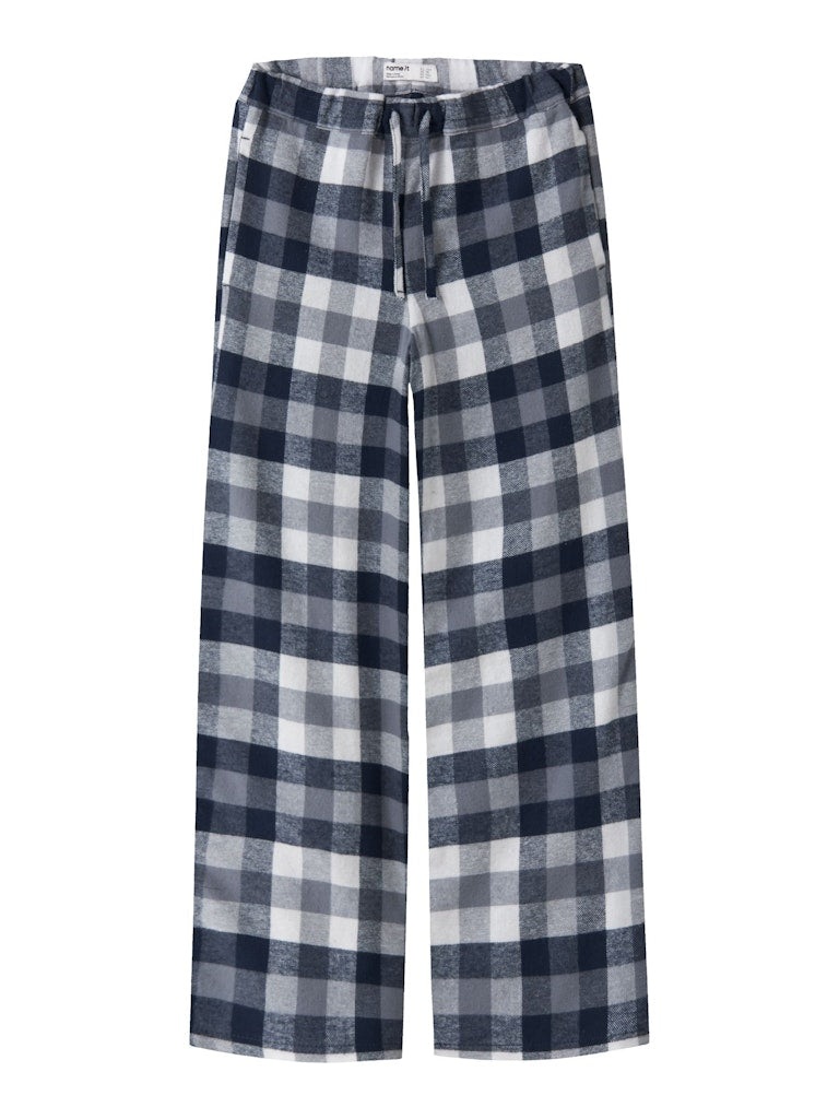 Rutiga Byxor Raul Flanell Blå