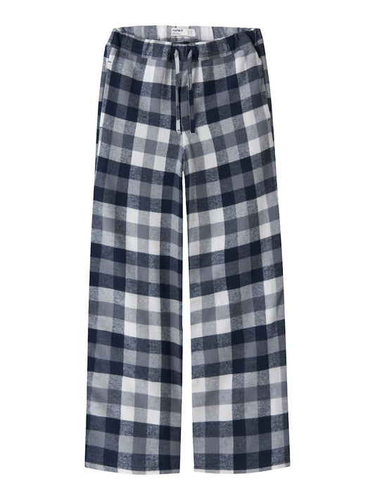 Rutiga Byxor Raul Flanell Blå