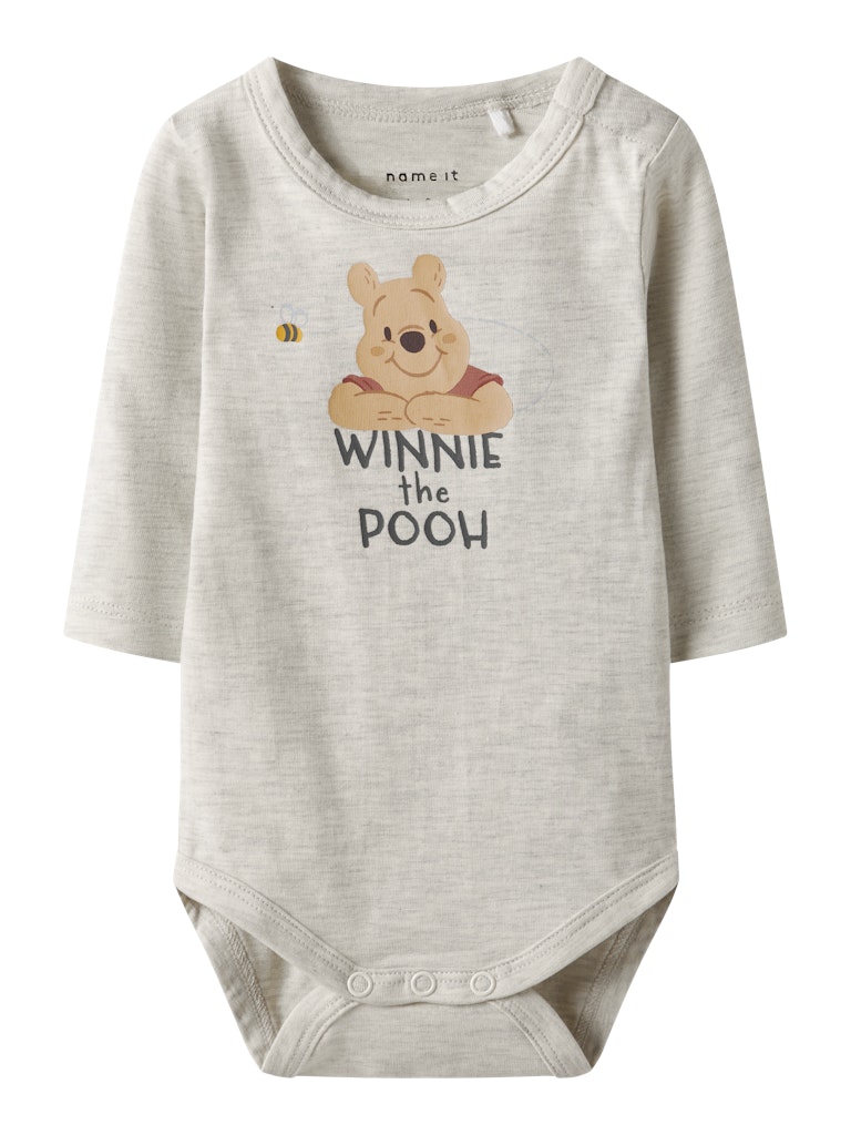 Body Långärmad Nalle Puh Ola Beige