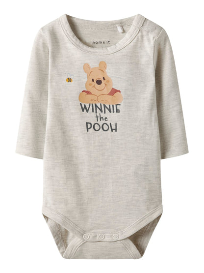 Body Långärmad Nalle Puh Ola Beige